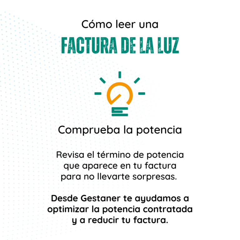 Cómo leer una factura de la luz 5