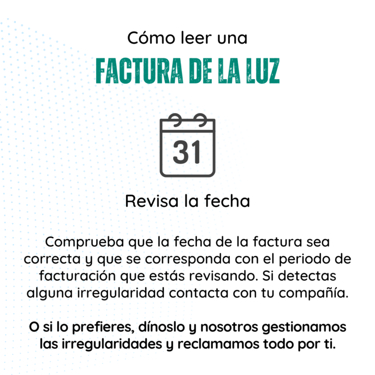 Cómo leer una factura de la luz 6